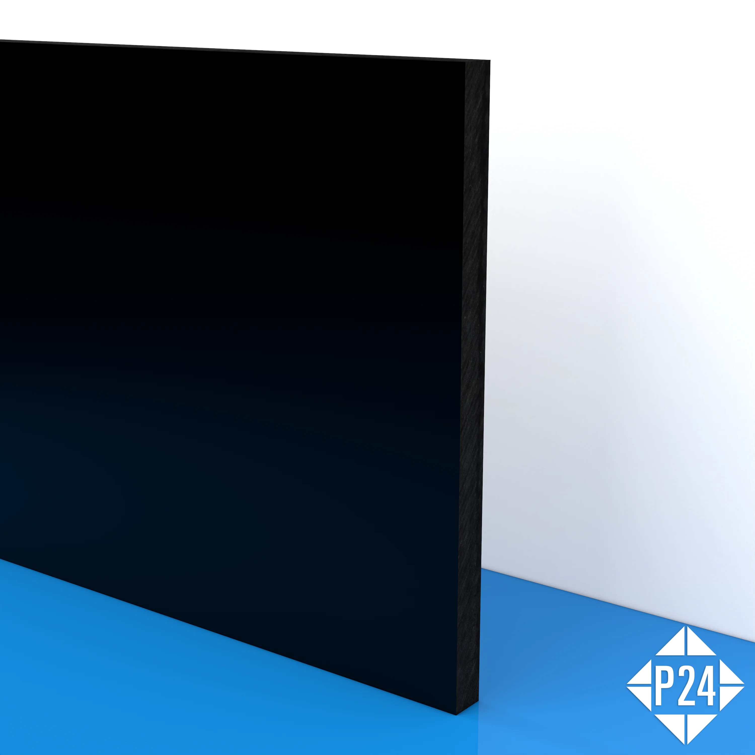PLEXIGLAS® GS 9H01 Plattenzuschnitt schwarz von 6 bis 10 mm Materialstärke  - KUS-Kunststofftechnik