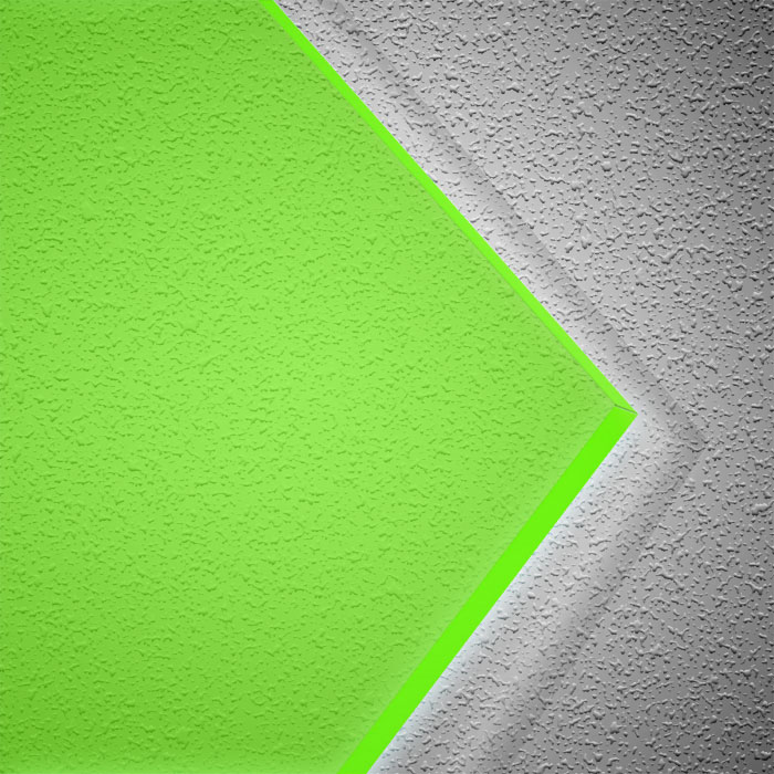 3 mm PLEXIGLAS® GS Fluoreszierend Grün 6C02 Kostenfreier Zuschnitt 75,99€/m² 