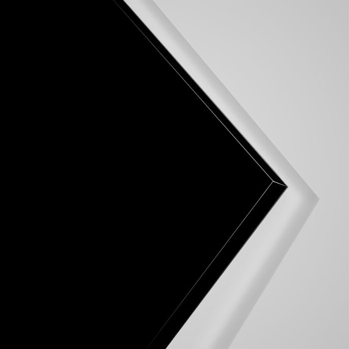 Fliesen Spiegel Zuschnitt frei PLEXIGLAS® Acrylglas schwarz 3mm Platte 