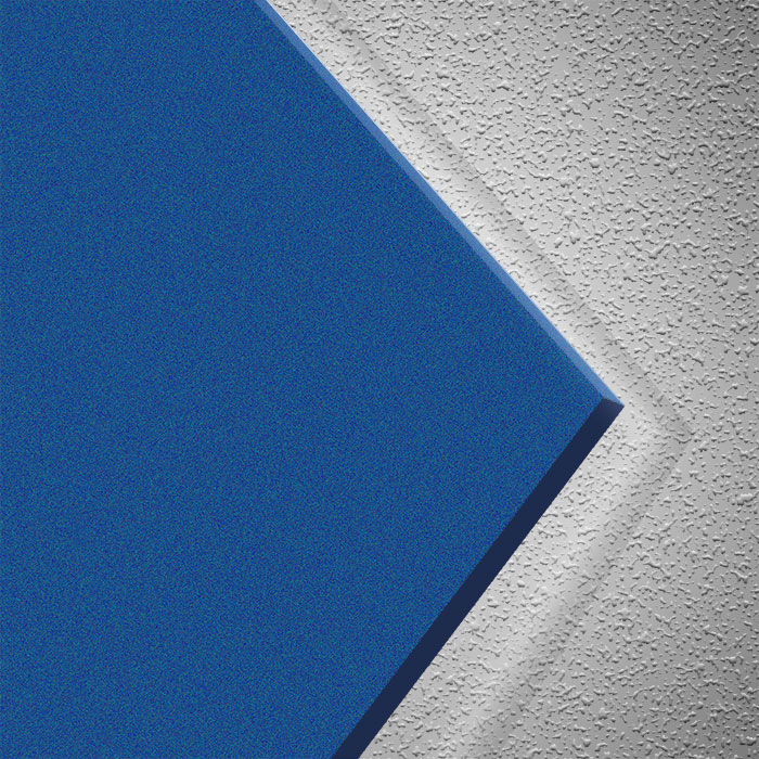 PVC Platte blau 3mm