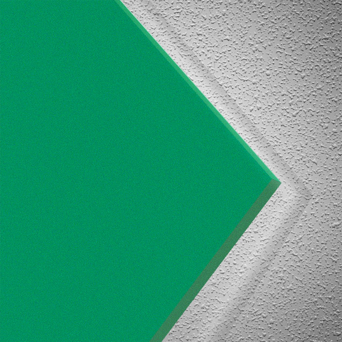 PVC-Hartschaumplatte Kunststoffplatte Grün 3mm Stärke einseitige Schutzfolie 