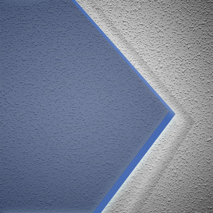 Acrylglas Fluoreszent Blau 3mm
