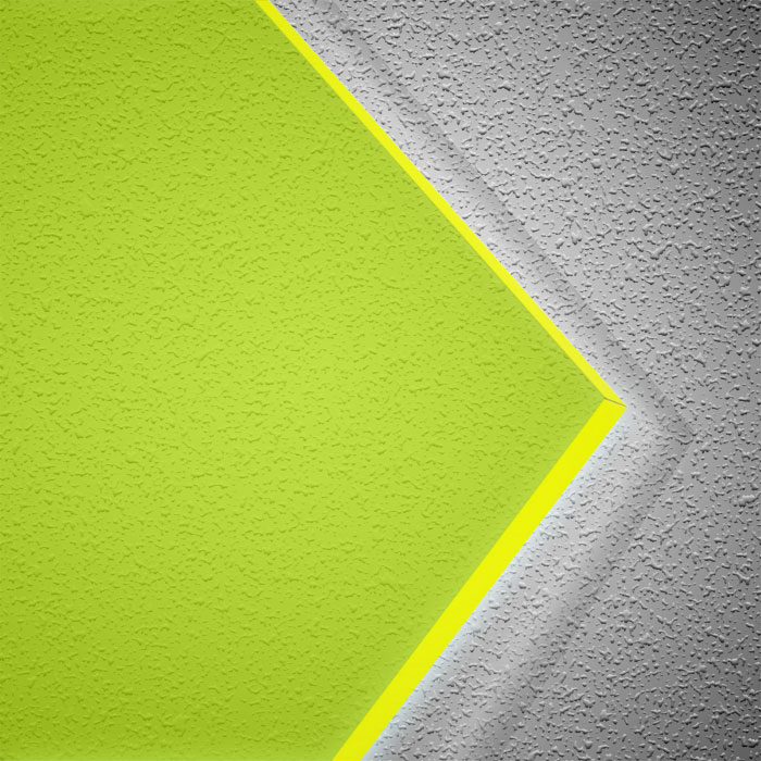 Acrylglas Fluoreszent Gelb 3mm
