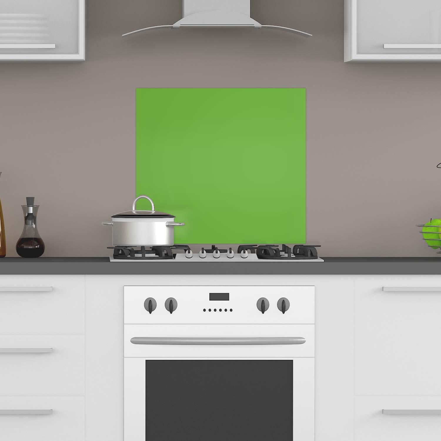 Küchenrückwand PLEXIGLAS® hellgrün 60x60 cm