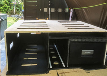 Sperrholz Campingbox