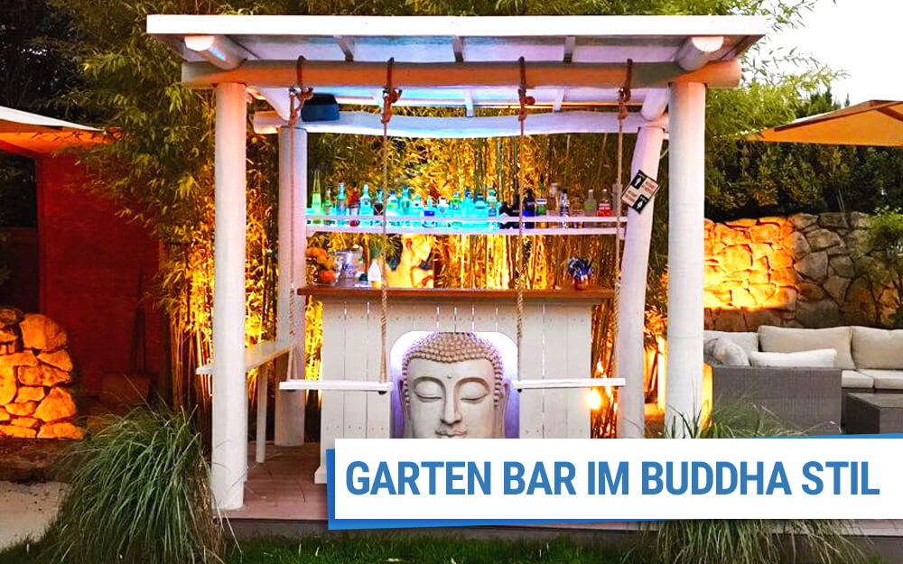 Garten Bar im Buddha Stil
