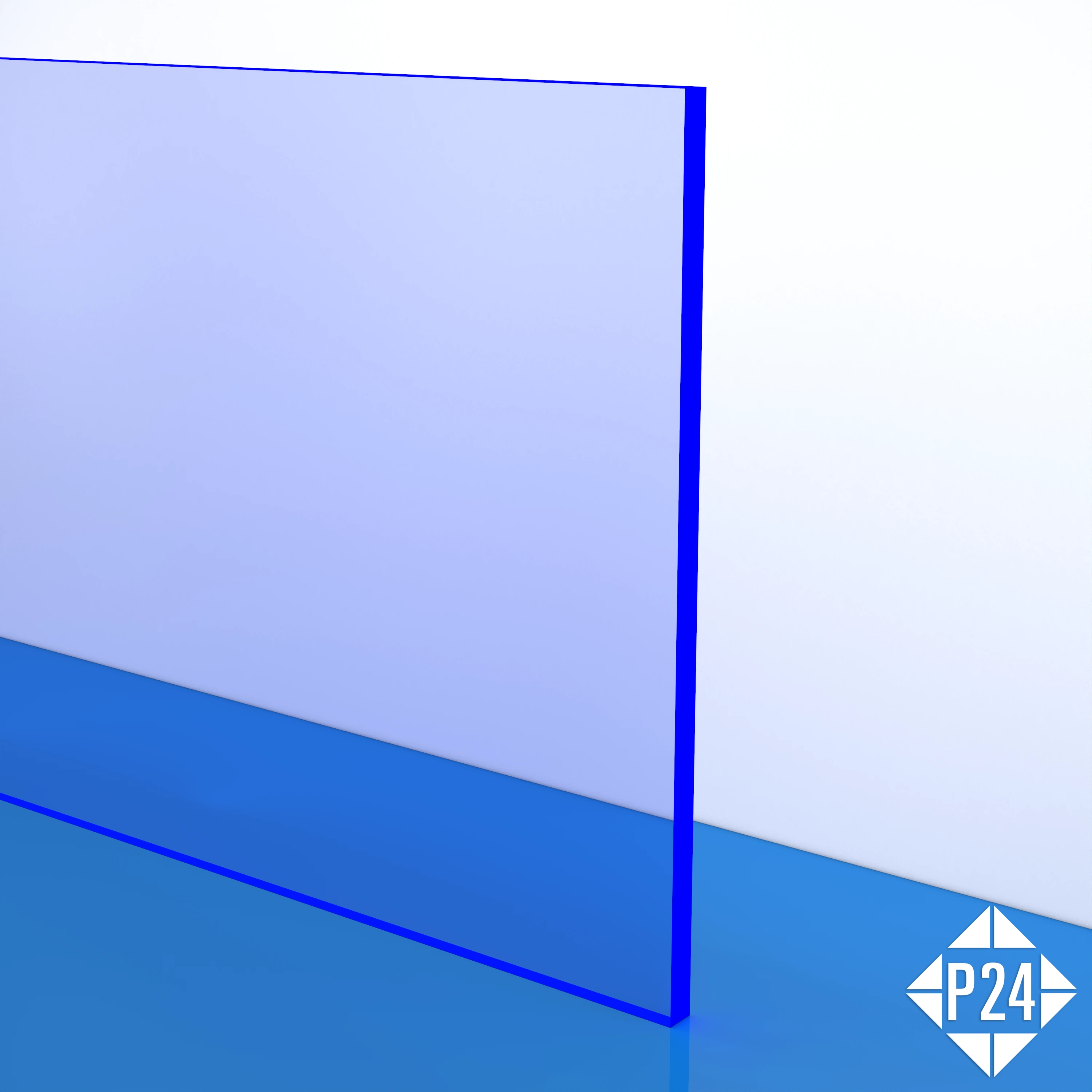 Acrylglas Fluoreszent Blau 3mm