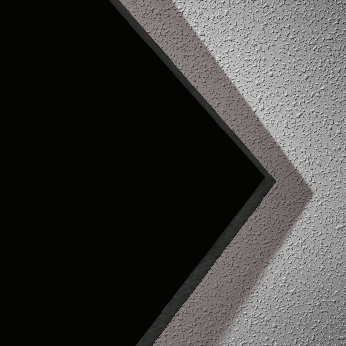 HPL Fassadenplatte 6mm schwarz