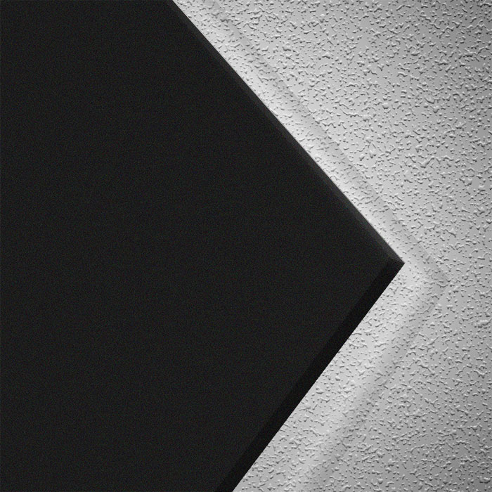 PVC Platte schwarz 3mm